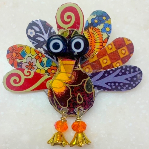 Adult Ed Botanical Arts Pin