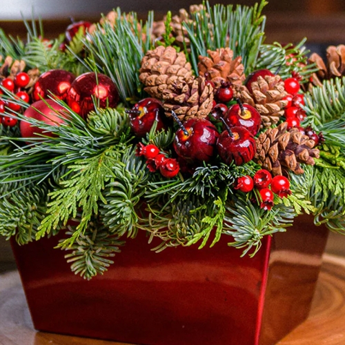 Adult Ed Botanical Arts Centerpiece Green