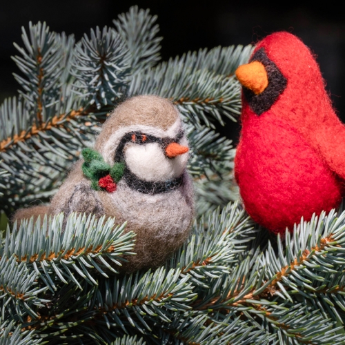 Adult Ed Botanical Arts Felt Birds