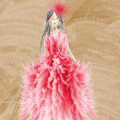 fashion inspired by ornamental grasses