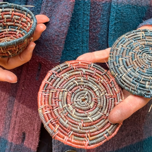 Learning Botanical Arts Weaving