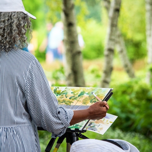 Learning Botanical Arts Painting