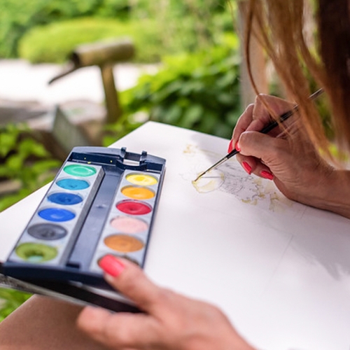 Learning Botanical Arts Watercolor