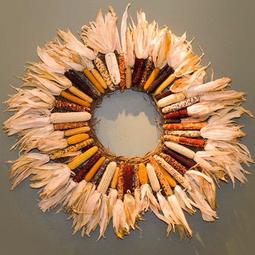 corn wreath