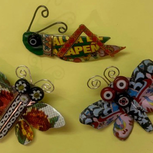 Grasshopper pin 