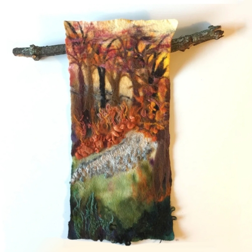 Learning Botanical Arts Felting