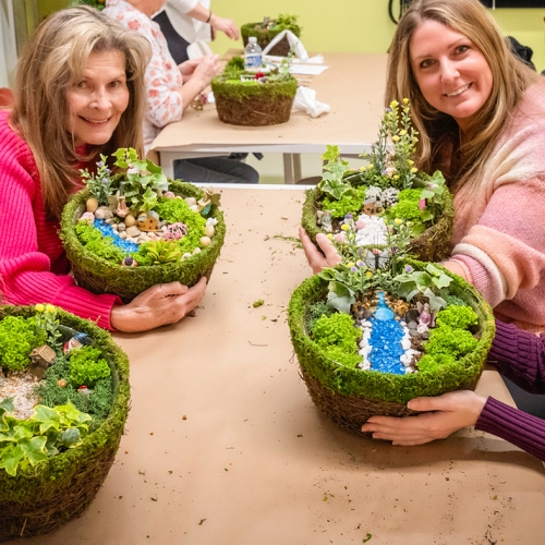 Learning Horticulture Fairy Terrarium