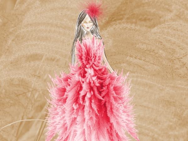 fashion inspired by ornamental grasses