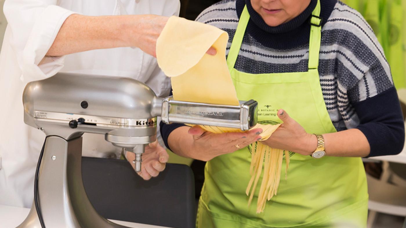 Cooking: pasta making