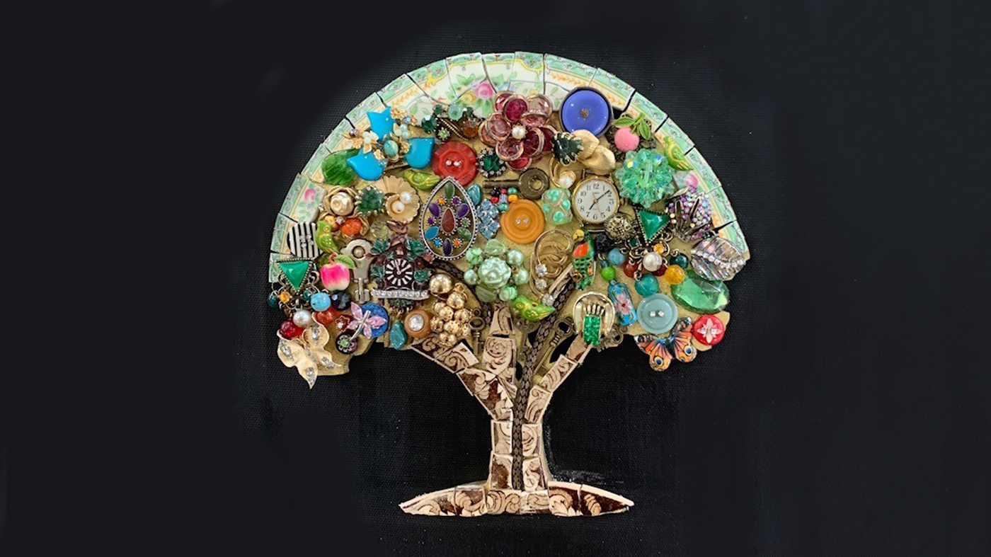 Adult Ed Botanical Arts Tree Pin