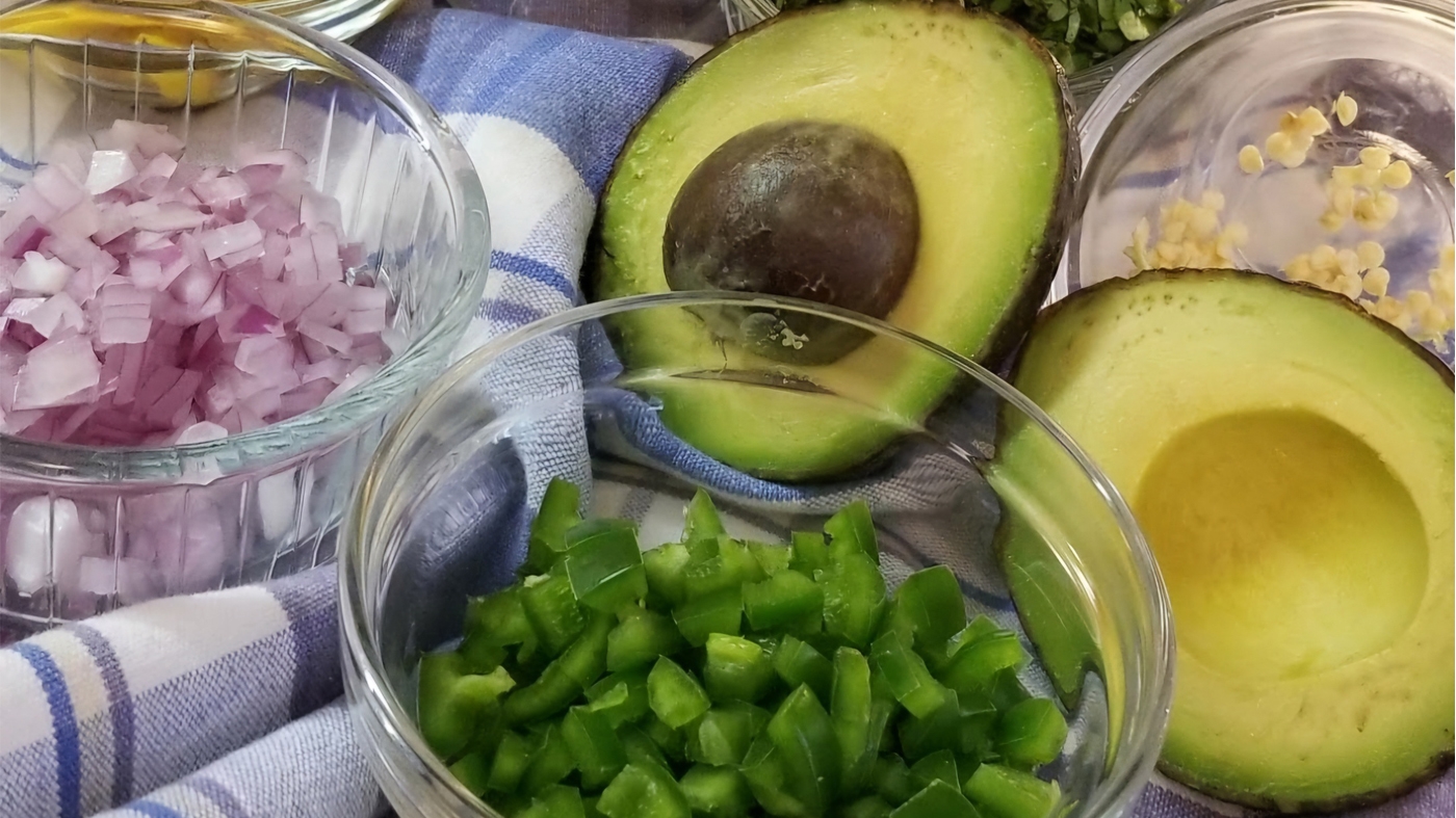 Adult Ed Cooking Avocadoes