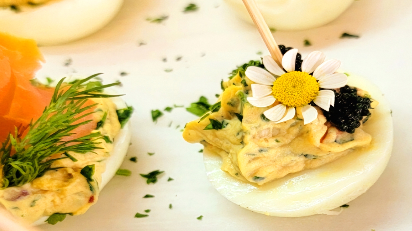 Adult Ed Cooking Devil Eggs