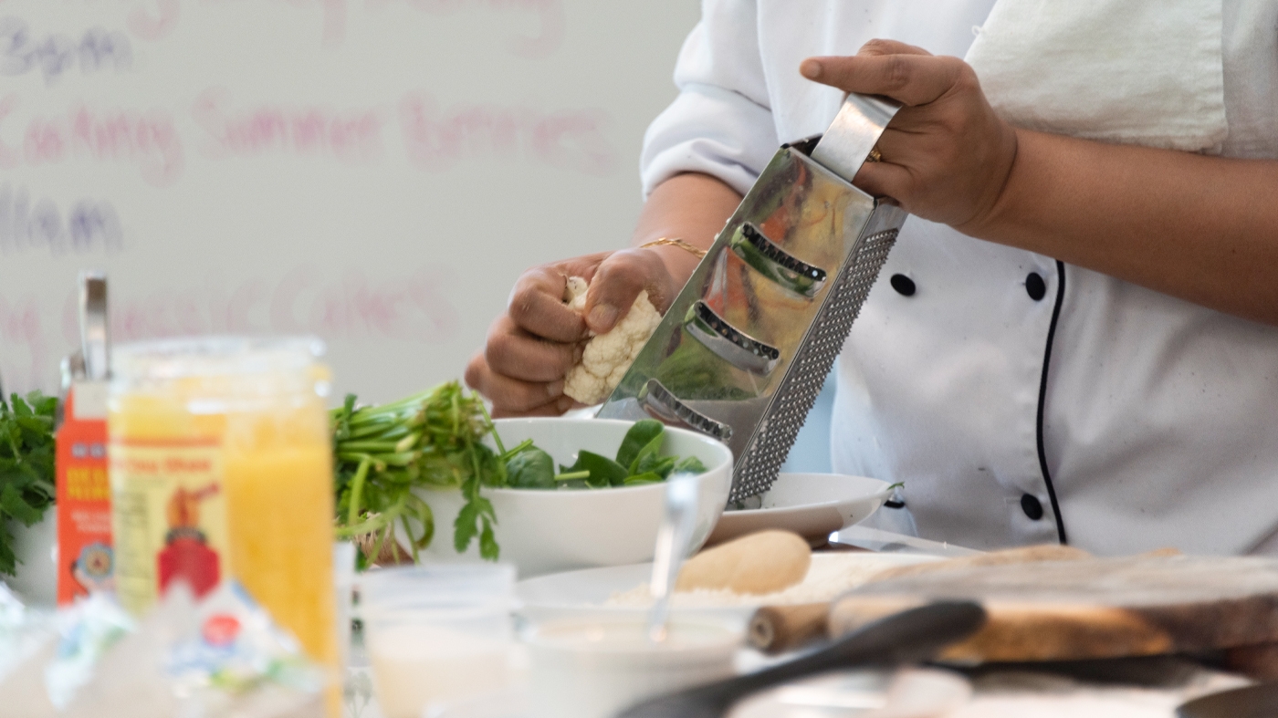 Adult Ed Cooking Indian Meals