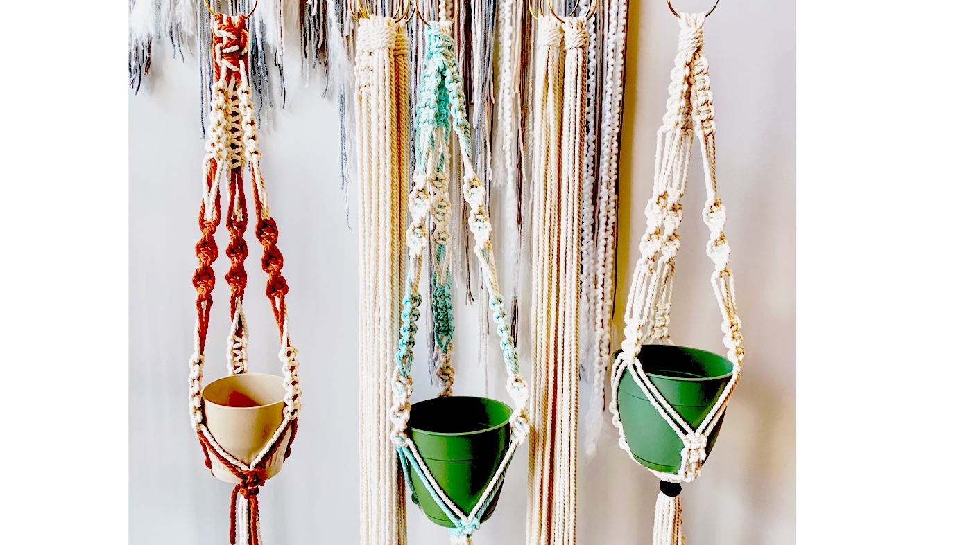 Learning Botanical Arts Macrame
