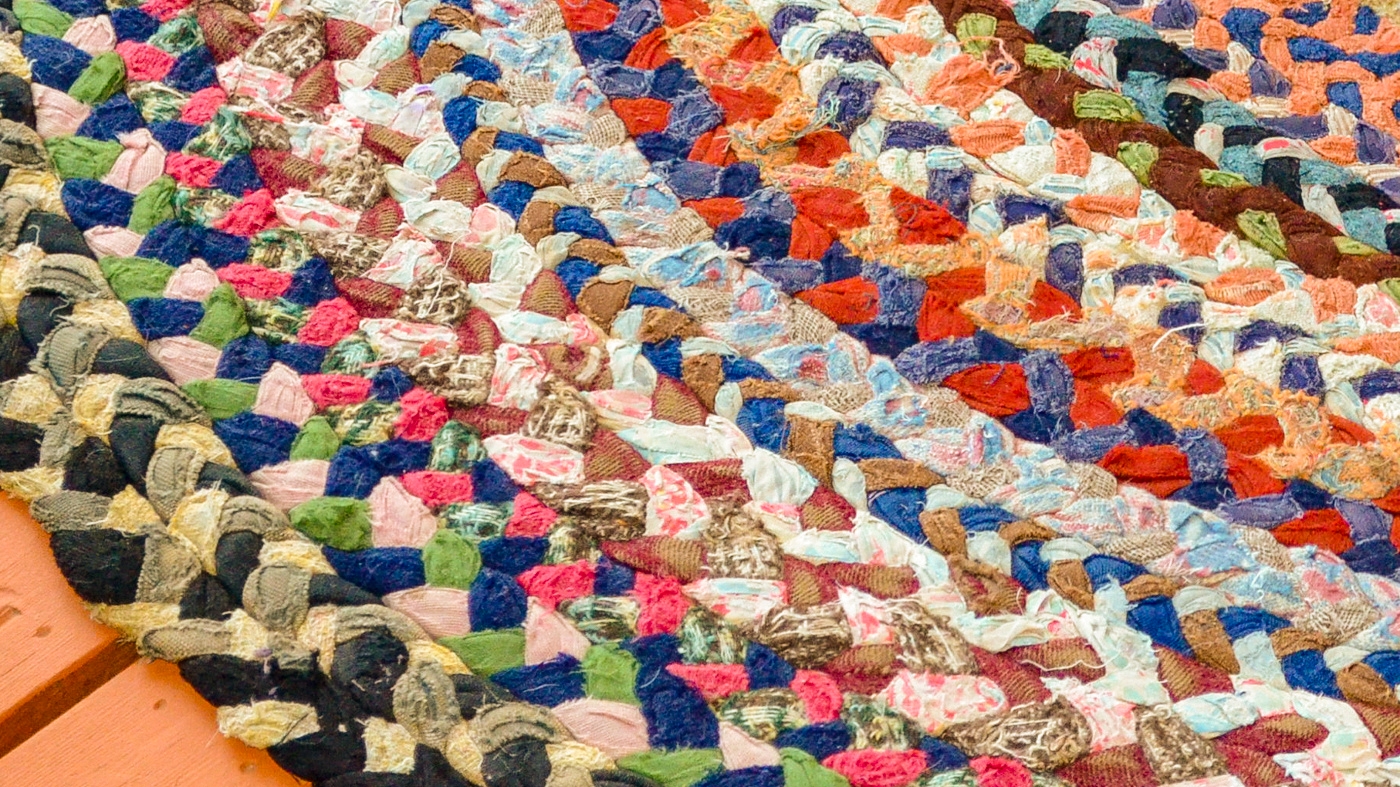 Learning Botanical Arts Braided Rug