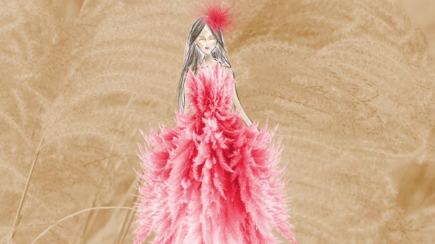 fashion inspired by ornamental grasses