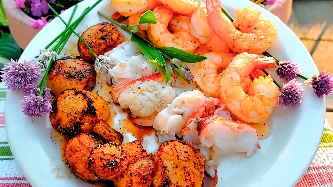 Learning Cooking Scallops and Shrimp