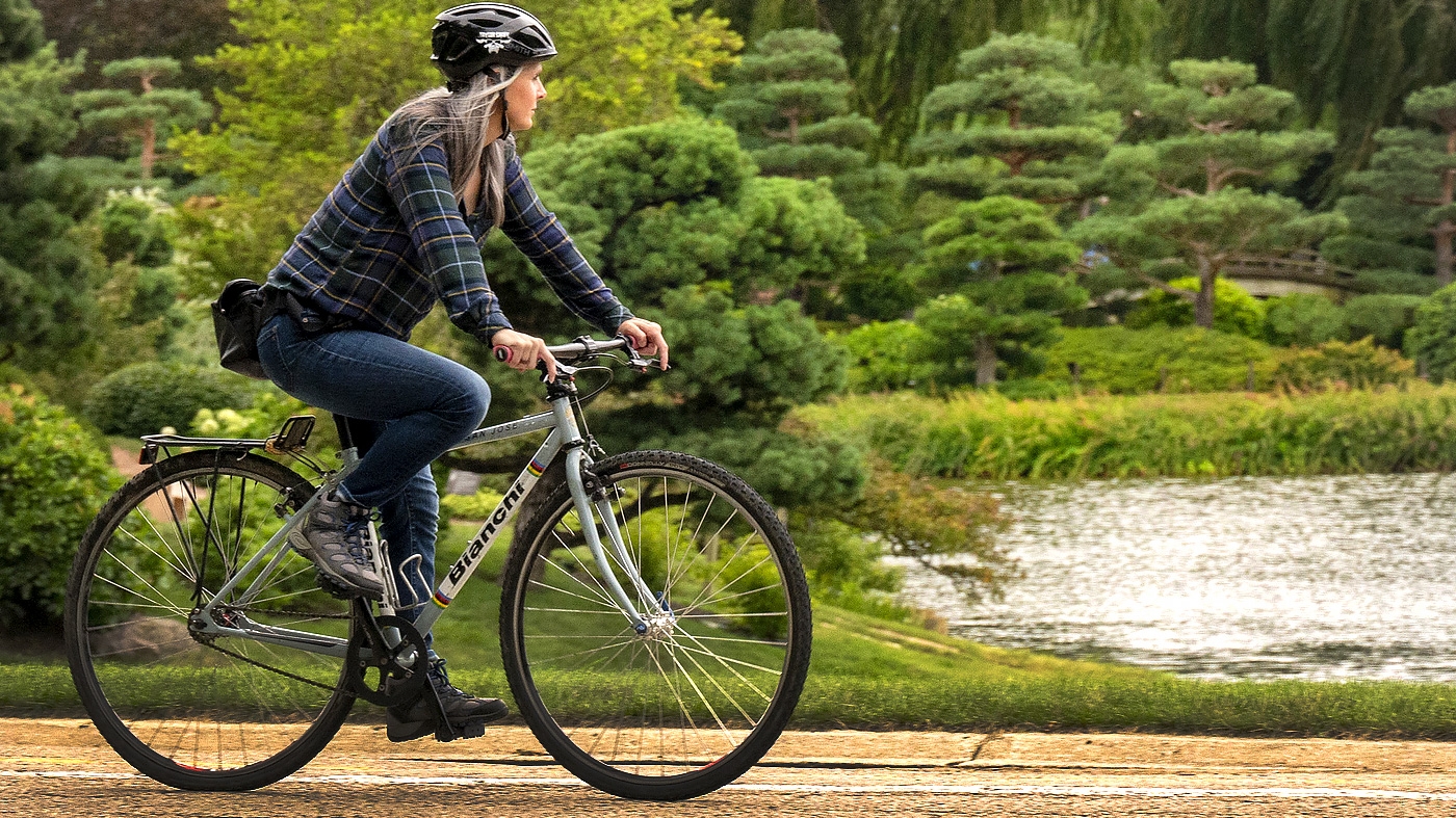 Biking at the Garden