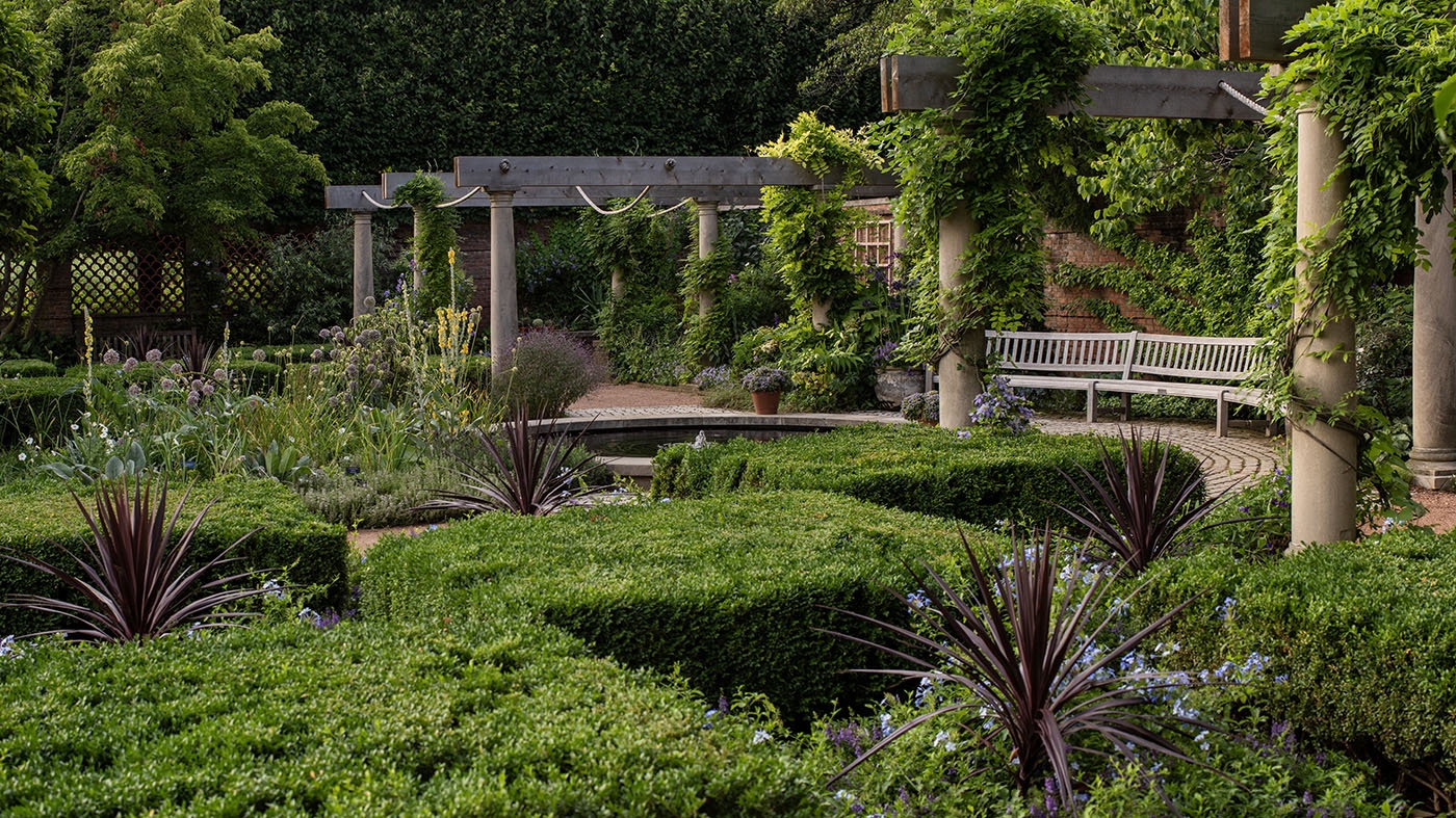 English Walled Garden summer