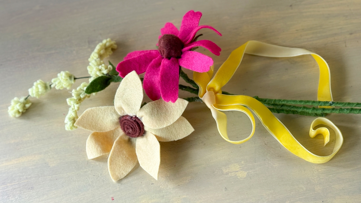 Learning Botanical Arts Felt Wildflowers