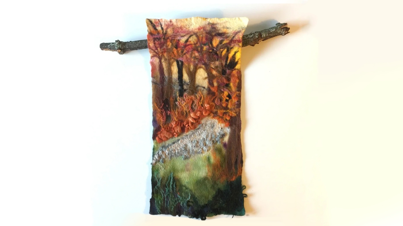 Learning Botanical Arts Felting