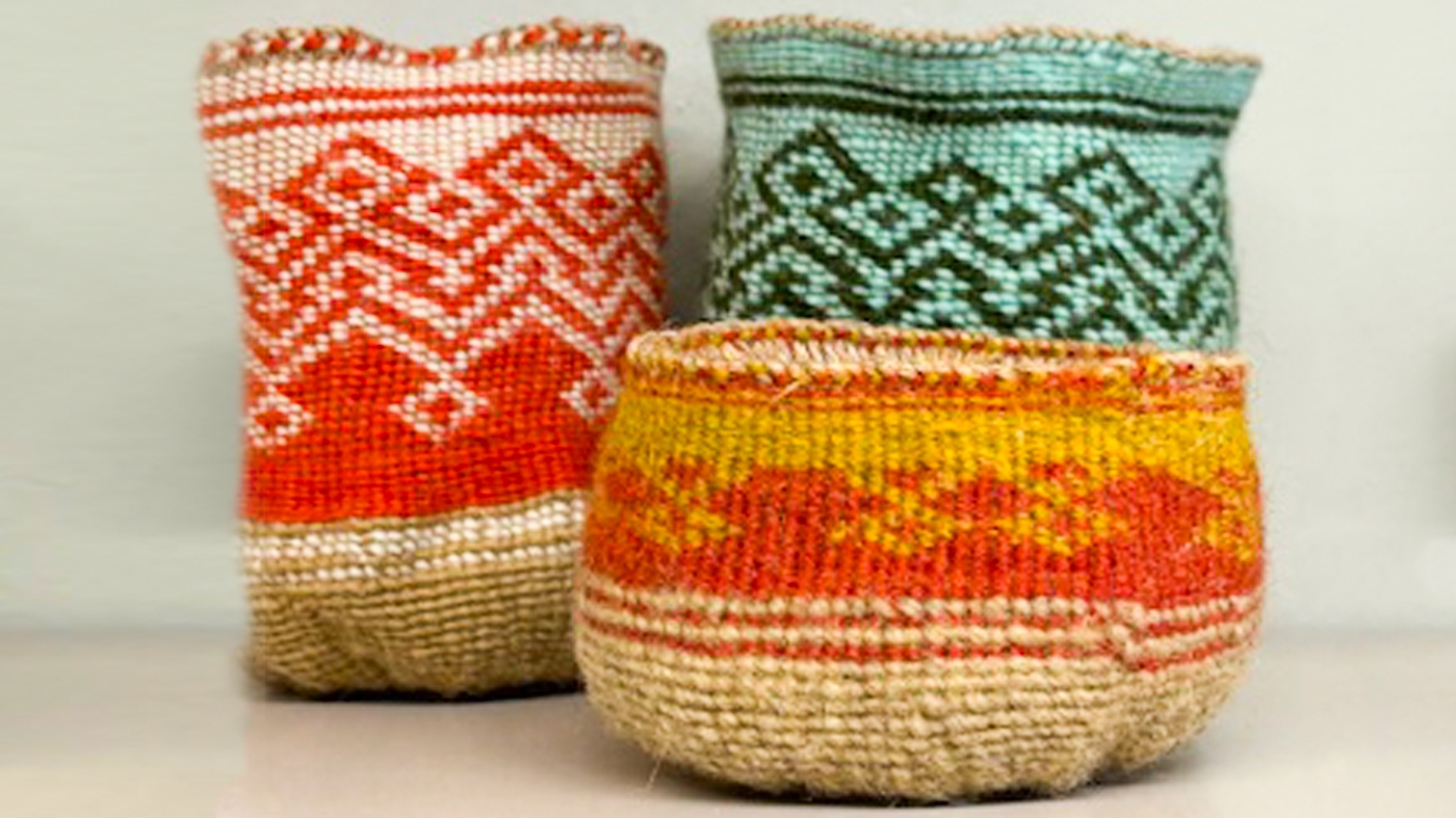 Learning Botanical Arts Salla Baskets