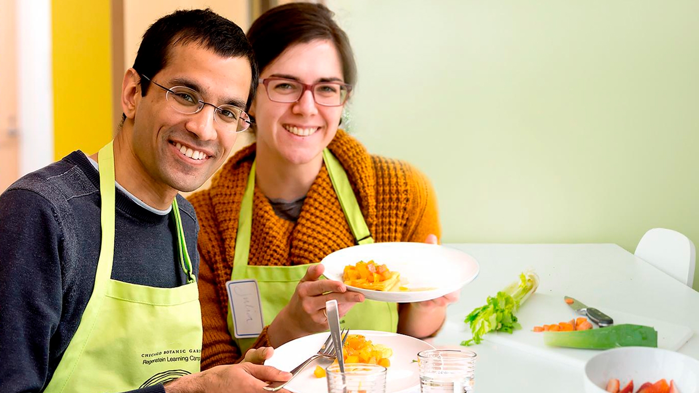 Learning Cooking Couple