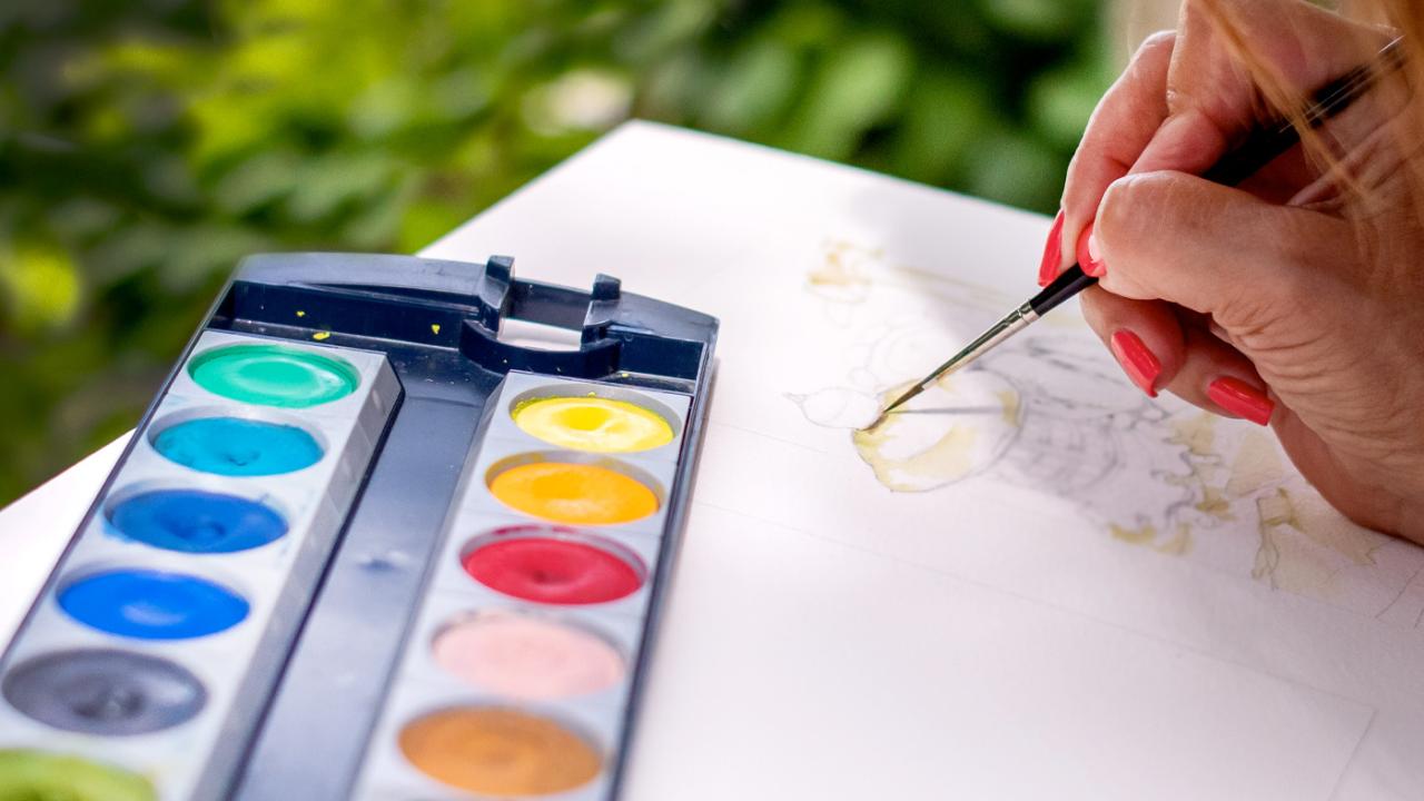 Water Color Painting Classes at the Garden