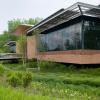 Rain garden Plant Science Center